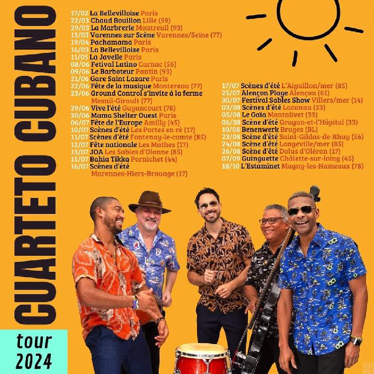 CUARTETO CUBANO TOUR 2024