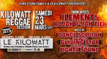 Kilowatt Reggae Session le 23 mars à Vitry