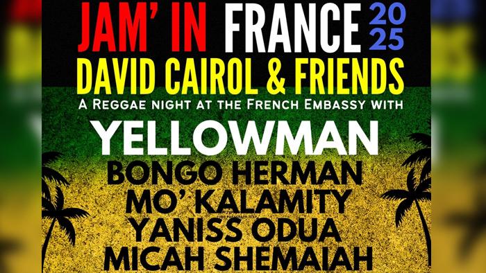 Artistes Jamaïcains et Français réunis au concert Jam'In France